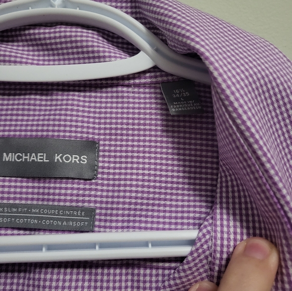 Michael Kors Men's button up dress shirt - Picture 3 of 5